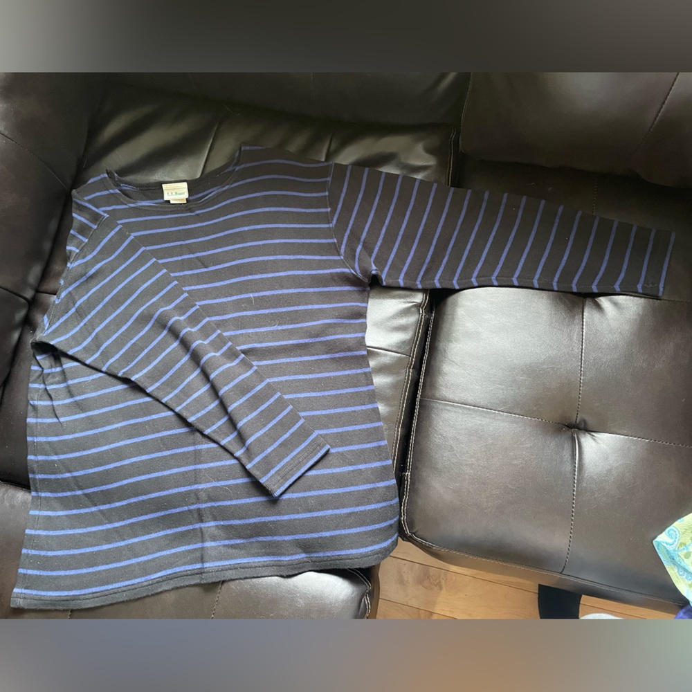 L L Bean 3/4 sleeve blouse